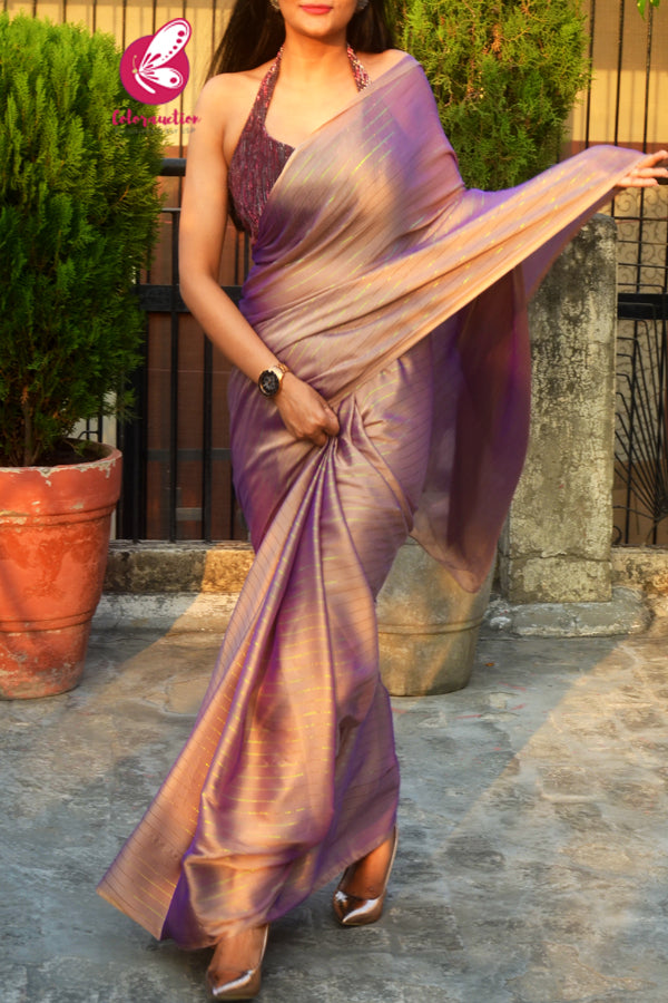 Multicoloured Satin Georgette Fancy Saree